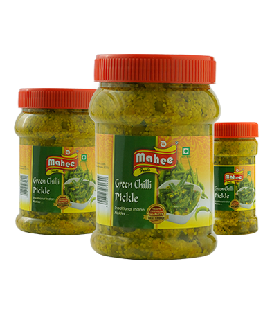 Green Chilli Pickle - Mahee Food Products - Irresistible Taste