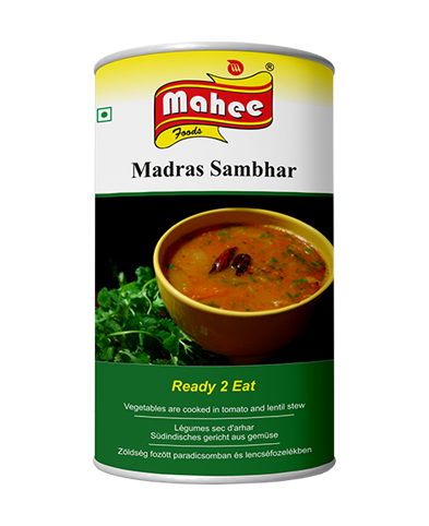 Madras Sambhar - Mahee Food Products - Irresistible Taste